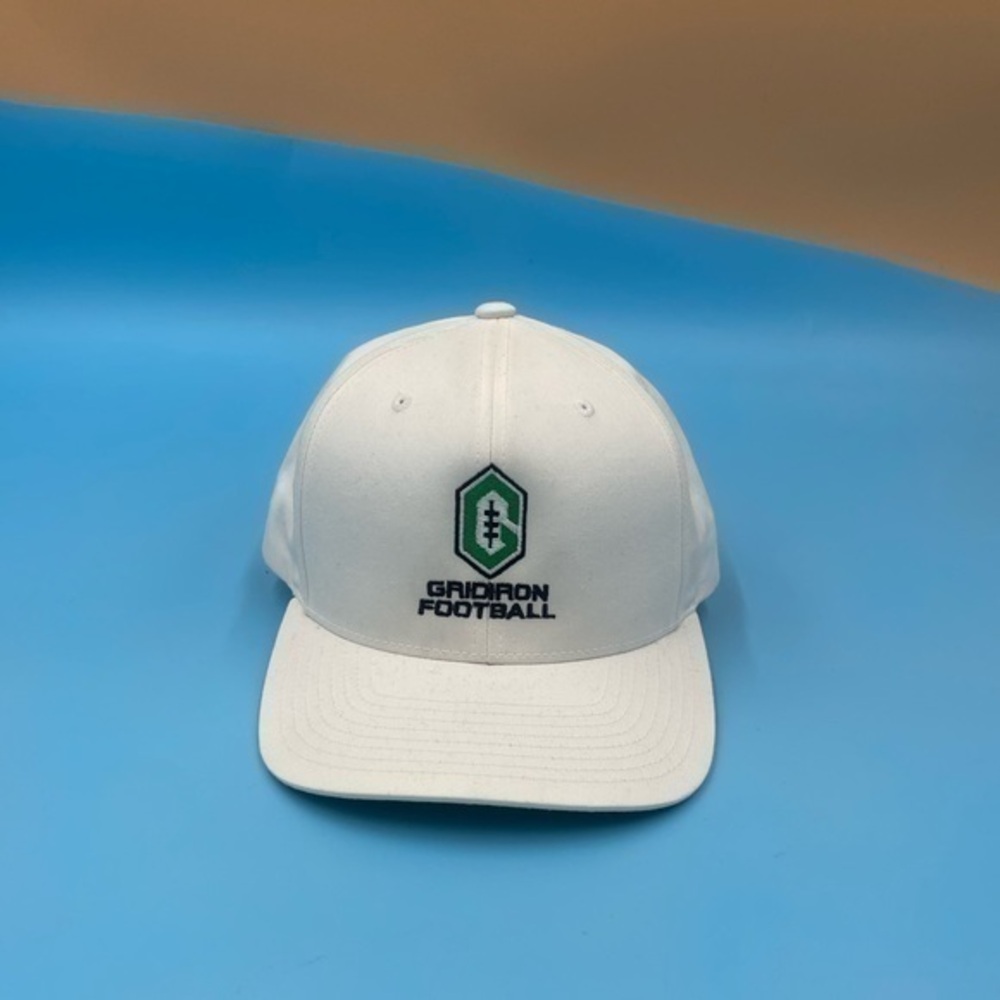 LIKE NEW! Vtg GRIDIRON Football Embroidered Hat
